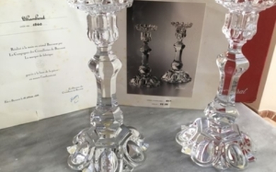Baccarat - Limited edition numbered candle holders