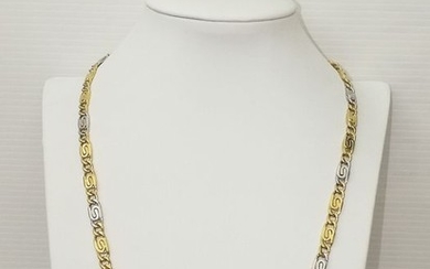 18 kt. Gold, White gold - Necklace