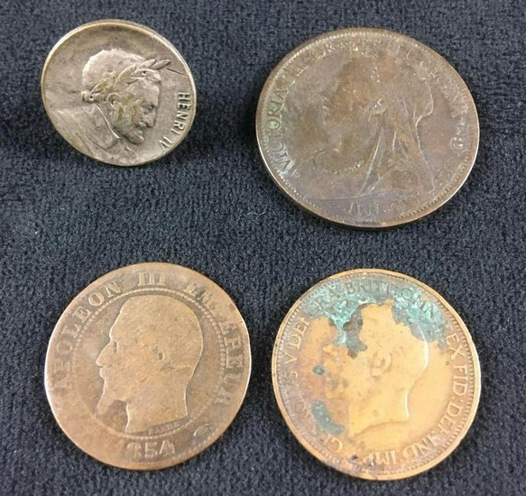 4 Piece Euro Coin Lot