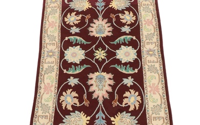 4' x 7' Hand-Knotted Persian Heriz Area Rug