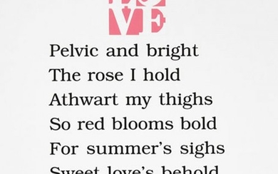 Robert Indiana Pelvic and Bright (from The Book of