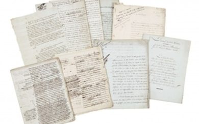 JEAN-LOUIS BAUDELOCQUE (1745-1810) Réunion de 7 manuscrits