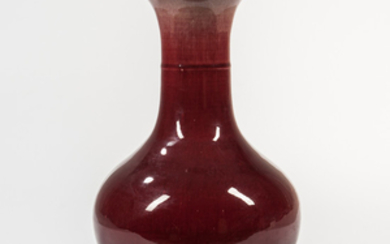 Large Flambe-glazed Vase
