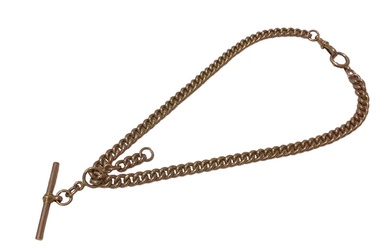 9ct gold fob watch chain