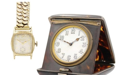 A Bulova gold-plated manual wind gentleman's wristwatch and ...