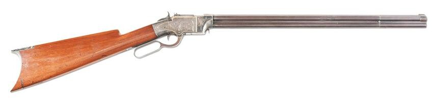 (A) ENGRAVED NEW HAVEN ARMS VOLCANIC LEVER ACTION