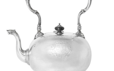A George II Silver Kettle, Stand and Lamp by Matthew Cooper, London, 1726