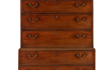 A George III Mahogany Chest-on-Chest