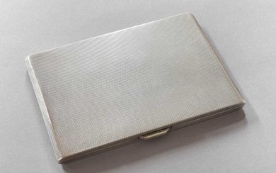 A George V Silver Cigarette-Case, by Smith and Bartlam, Birmingham,...