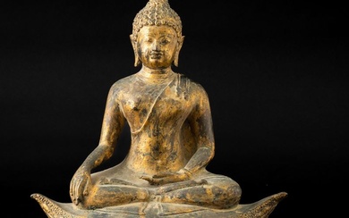 A gilt bronze Buddha Sakyamuni, Thailand, 1800s
