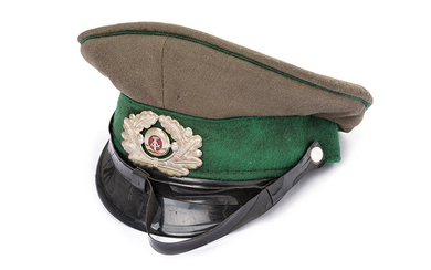 AN OFFICER'S JACKET AND HAT