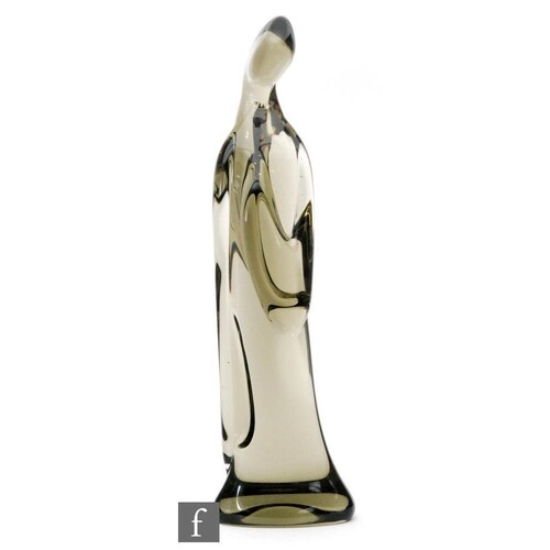 An Italian Murano glass sculpture in the form of a stylised ...