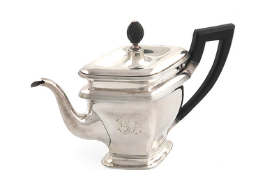 An early-19th century Dutch silver teapot