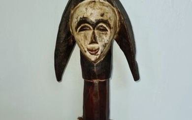 Ancestor statue (1) - Wood - kwelé - Kwele - Gabon