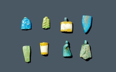 Ancient Egyptian Faience Amarna Beads amulet. No Reserve Price. - 14 mm (No Reserve Price)