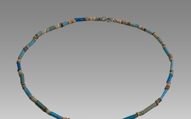 Ancient Egyptian Faience, Bead Necklace c.300-50 BC.