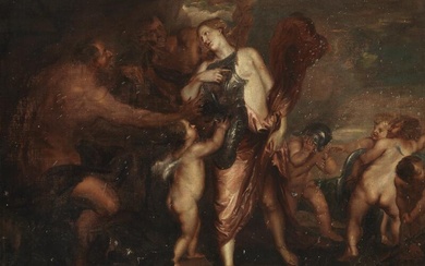Anthony van Dyck, after, 18th century “Thetis Receiving the Weapons of Achilles...
