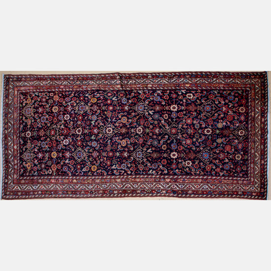 Antique Persian Malayer Pictorial Rug