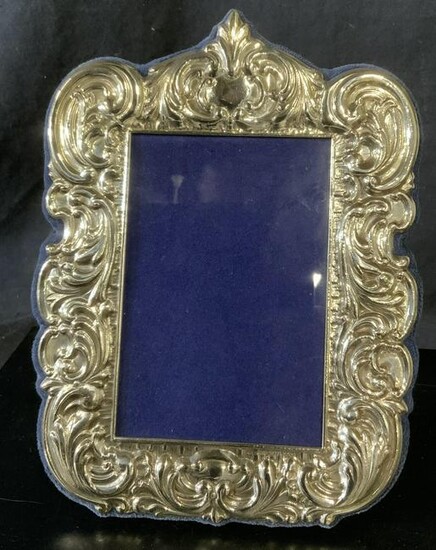 Antique Sterling Silver Picture Frame