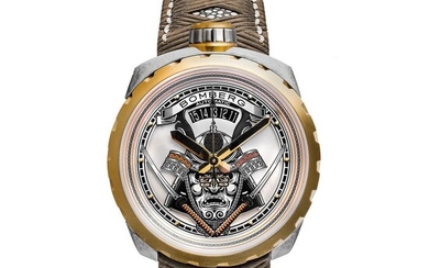 Bomberg - BOLT-68 Automatic Watch Samourai Gold PVD LIMITED EDITION of 10 - BS45ASPG.042-2.3 - Men - Brand NEW