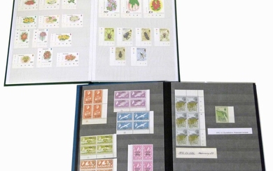 British Commonwealth modern unmounted mint stamp collection in two stockbooks