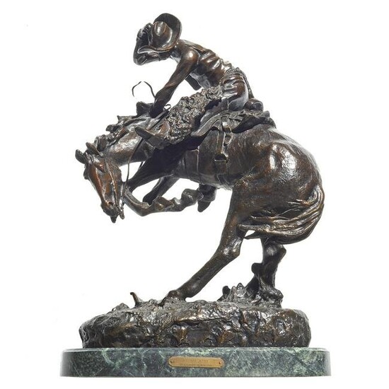 Bronze "Rattle Snake" after Frederic Remington
