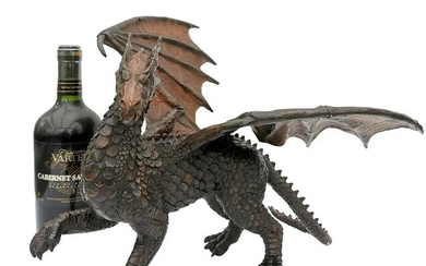 Bronze dragon - Very beautiful bronze sculpture - art
