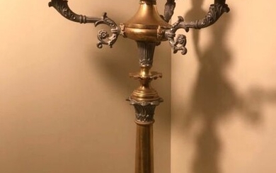 Candelabrum - Louis Philippe - Brass, Bronze - Mid 19th century