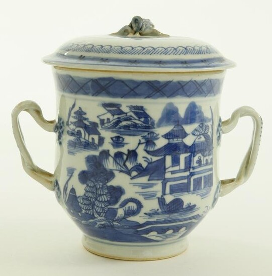 Canton Sugar Jar, 19th Century