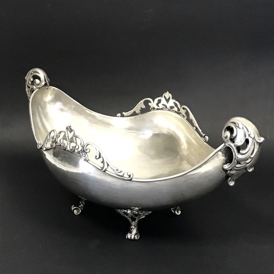 Centerpiece, Fruit bowl, Fruit Bowl (1) - .800 silver - Italy - Second half 20th century