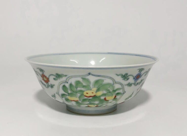 Chinese Doucai Porcelain Bowl,Mark