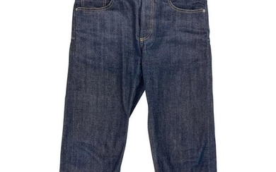Christian Dior Dark Blue Denim Jeans Pants, Size 40