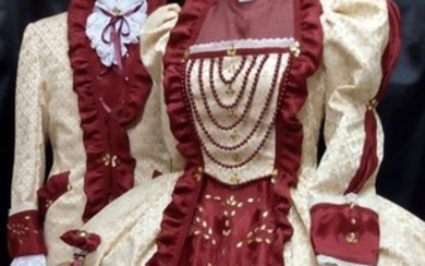 Costumes (2) - Rococo - Textiles - Late 20th century
