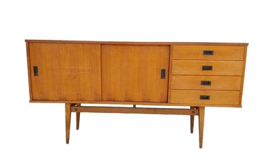 Credenza - Nordic Scandinavian style teak sideboard from the 1960s