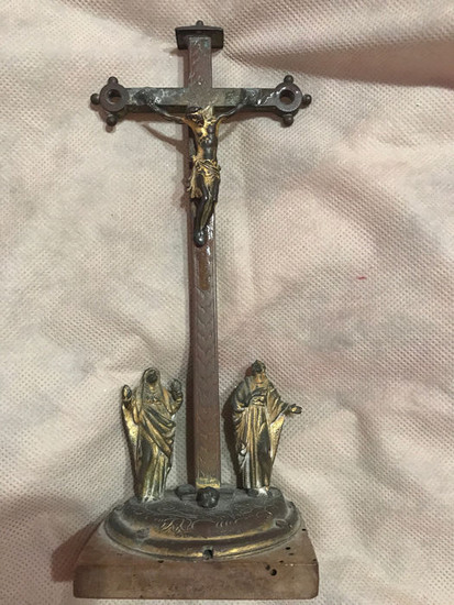 Cross (1) - Bronze (gilt) - Late 18th century