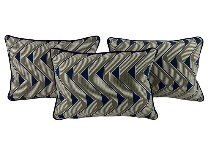 Cuscini realizzati con tessuto Hermès “ZIGZAG” - Cushion (3) - Modern