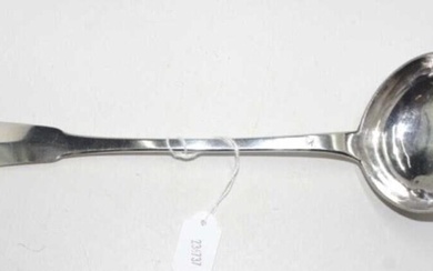 Early 19th century French silver ladle
