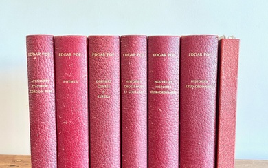 Edgar ALLAN POE Histoires extraordinaires Six tomes Présentation de Charles Moulin, illustrations de Léonor Fini,...