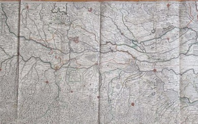 Europe, Map - Italy / Veneto / Lombardy / Piedmont / Emilia Romagna; Nicolas de Fer / Guillaime Danet - La plus grande partie du cours du Po, de l’Adige, de l’Oglio et du Mincio, ou se trouve dessus aux - 1701-1720