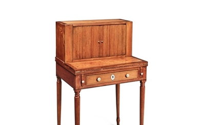 Exceptional Federal Inlaid Satinwood Lady's Writing Desk, New York, Circa 1810
