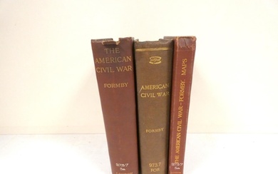 FORMBY JOHN. The American Civil War. 2 copies of ...