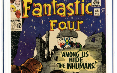 Fantastic Four #45 (Marvel, 1965) CGC FN- 5.5 White...