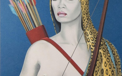 Félix LABISSE (1905-1982), 2 colour lithographs Amazone and Femme blue en rouge, E.A. and 176/180, signed