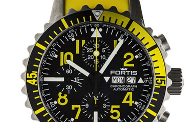 Fortis - B-42 Marinemaster Chronograph Yellow - 671.24.14 SI.04 - Men - 2011-present