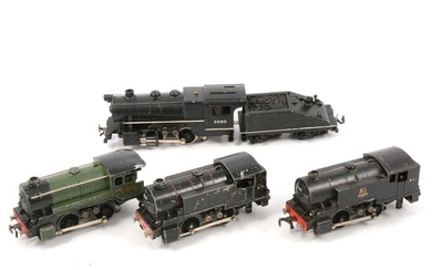 Four Trix Twin Railway OH gauge model railway locomotives