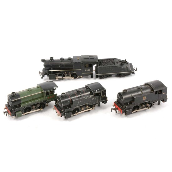 Four Trix Twin Railway OH gauge model railway locomotives