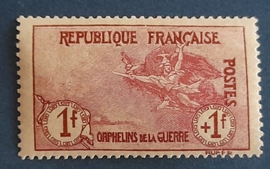 France 1918 - 1Frs Orphelins N° 154 neuf ** signé Brun