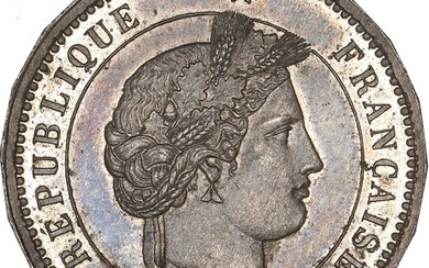France - 20 Centimes 1887-A Merley - Flan à 20 pans - Nickel