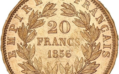 France. Napoléon III (1852-1870). 20 Francs 1856-A, Paris