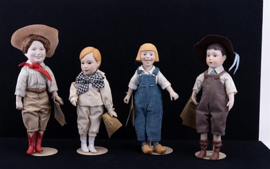 Franklin Heirloom Country Store Dolls (4)